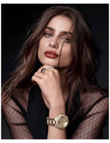 Michael Kors Camille Diamonds Gold Dial Gold Steel Strap Watch for Women - MK5720 Authentic Buy Shop Now