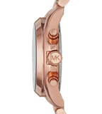 Michael Kors Bradshaw Black Dial Rose Gold Steel Strap Watch for Women - MK5854 Authentic Buy Shop Now