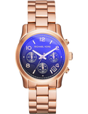 Michael Kors Runway Iridescent Dial Rose Gold Steel Strap Watch for Women - MK5940 Authentic Buy Shop Now