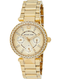 Michael Kors Parker White Dial Gold Steel Strap Watch for Women - MK6056 Authentic Buy Shop Now