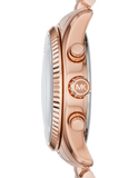 Michael Kors Lexington Purple Dial Rose Gold Steel Strap Watch For Women - MK6207 Authentic Buy Shop Now