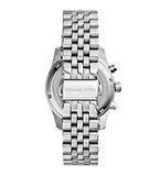 Michael Kors Lexington Chronograph Brown Dial Silver Steel Strap Watch For Women - MK6221 Authentic Buy Shop Now
