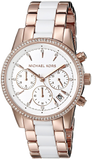 Michael Kors Ritz White Dial Two Tone Steel Strap Watch for Women - MK6324 Authentic Buy Shop Now