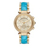 Michael Kors Parker Gold Dial Two Tone Steel Strap Watch for Women - MK6364 Authentic Buy Shop Now