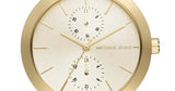 Michael Kors Garner Quartz Gold Dial Gold Steel Strap Watch For Women - MK6408 Authentic Buy Shop Now