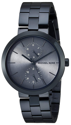 Michael Kors Garner Chronograph Quartz Blue Dial Blue Steel Strap Watch For Women - MK6410 Authentic Buy Shop Now