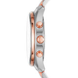 Michael Kors Blair Quartz Analog Rose Gold Dial Two Tone Steel Strap Watch For Women - MK6498 Authentic Buy Shop Now
