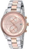 Michael Kors Blair Quartz Analog Rose Gold Dial Two Tone Steel Strap Watch For Women - MK6498 Authentic Buy Shop Now