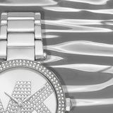 Michael Kors Parker Quartz Silver Dial Silver Steel Strap Watch For Women - MK6658 Authentic Buy Shop Now