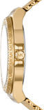 Michael Kors Lennox Three-Hand Gold Dial Gold Mesh Bracelet Watch For Women - MK7335 Authentic Buy Shop Now