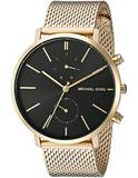 Michael Kors Jaryn Black Dial Gold Steel Strap Watch for Men - MK8503 Authentic Buy Shop Now