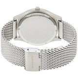 Michael Kors Slim Runway Analog Black Dial Silver Mesh Bracelet Watch For Men - MK8606 Authentic Buy Shop Now