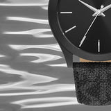 Michael Kors Slim Runway Black Dial Black Leather Strap Watch For Men - MK8908 Authentic Buy Shop Now