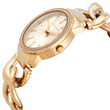 Michael Kors Nini Three Hand Gold Dial Gold Steel Strap Watch For Women - MK3235 Authentic Buy Shop Now