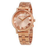 Michael Kors Norie Rose Gold Dial Rose Gold Steel Strap Watch for Women - MK3561 Authentic Buy Shop Now