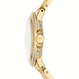 Michael Kors Camile Analog White Dial Gold Steel Strap Watch for Women - MK4801 Authentic Buy Shop Now