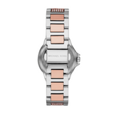 Michael Kors Camille Multifunction White Dial Two Tone Steel Strap Watch For Women - MK6846 Authentic Buy Shop Now