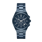 Michael Kors Lennox Chronograph Blue Dial Blue Steel Strap Watch For Women - MK9147 Authentic Buy Shop Now