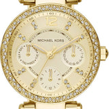 Michael Kors Parker Gold DIal Gold Steel Strap Watch for Women - MK5842 Authentic Buy Shop Now