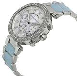 Michael Kors Parker White Dial Two Tone Steel Strap Watch for Women - MK6138 Authentic Buy Shop Now