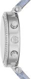 Michael Kors Parker Silver Dial Blue Leather Strap Watch For Women - MK6936 Authentic Buy Shop Now