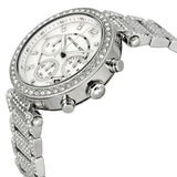 Michael Kors Parker Mother of Pearl Dial Diamonds Silver Steel Strap Watch for Women - MK5572 Authentic Buy Shop Now