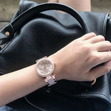 Michael Kors Parker Pink Dial Two Tone Steel Strap Watch for Women - MK6110 Authentic Buy Shop Now