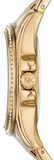 Michael Kors Mini Pilot Quartz Gold Dial Gold Steel Strap Watch For Women - MK7366 Authentic Buy Shop Now