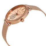Michael Kors Portia Rose Gold Dial Rose Gold Mesh Bracelet Watch for Women - MK3845 Authentic Buy Shop Now