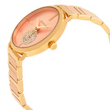 Michael Kors Portia Rose Gold Dial Two Tone Steel Strap Watch for Women - MK3706 Authentic Buy Shop Now