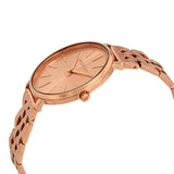 Michael Kors Pyper Three-Hand Rose Gold Dial Rose Gold Steel Strap Watch For Women - MK3897 Authentic Buy Shop Now