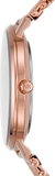 Michael Kors Pyper Analog Black Dial Rose Gold Mesh Strap Watch For Women - MK4566 Authentic Buy Shop Now