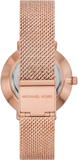 Michael Kors Pyper Quartz Mother of Pearl White Dial Rose Gold Mesh Strap Watch For Women - MK4588 Authentic Buy Shop Now