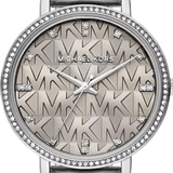 Michael Kors Pyper Analog Gray Dial Silver Steel Strap Watch For Women - MK4672 Authentic Buy Shop Now