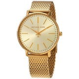 Michael Kors Portia Gold Dial Gold Mesh Bracelet Watch for Women - MK3844 Authentic Buy Shop Now
