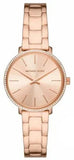 Michael Kors Pyper Quartz Rose Gold Dial Rose Gold Steel Strap Watch For Women - MK1040 Authentic Buy Shop Now