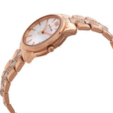 Michael Kors Runway Mercer Mother of Pearl White Dial Two Tone Steel Strap Watch For Women - MK6674 Authentic Buy Shop Now