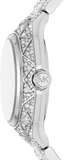 Michael Kors Raquel Three Hand Crystals Silver Dial Silver Steel Strap Watch For Women - MK4691 Authentic Buy Shop Now