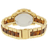 Michael Kors Ritz Gold Dial Two Tone Steel Strap Watch for Women - MK6322 Authentic Buy Shop Now