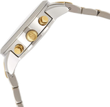Michael Kors Ritz Chronograph White Dial Two Tone Steel Strap Watch for Women - MK5057 Authentic Buy Shop Now