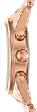 Michael Kors Ritz Chronograph Mother of Pearl White Dial Two Tone Steel Strap Watch For Women - MK6769 Authentic Buy Shop Now
