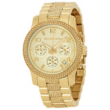 Michael Kors Runway Gold Dial Gold Steel Strap Watch for Women - MK5826 Authentic Buy Shop Now
