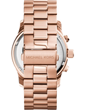 Michael Kors Runway Chronograph Rose Gold Dial Rose Gold Steel Strap Watch for Men - MK8096 Authentic Buy Shop Now