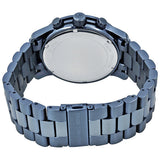 Michael Kors Runway Chronograph Blue Dial Blue Steel Strap Watch For Men - MK8538 Authentic Buy Shop Now