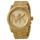 Michael Kors Runway Gold Dial Gold Steel Strap Watch for Women - MK5473 Authentic Buy Shop Now