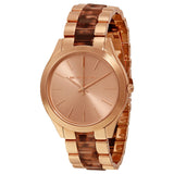 Michael Kors Runway Rose Gold Dial Two Tone Steel Strap Watch for Women - MK4301 Authentic Buy Shop Now
