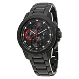 Michael Kors Ryker Chronograph Black Dial Black Steel Strap Watch For Men - MK8529 Authentic Buy Shop Now