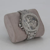 Michael Kors Wren Chronograph Crystals Silver Dial Silver Steel Strap Watch For Women - MK6317 Authentic Buy Shop Now