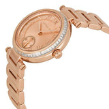 Michael Kors Skylar Quartz Rose Gold Dial Rose Gold Steel Strap Watch For Women - MK5971 Authentic Buy Shop Now