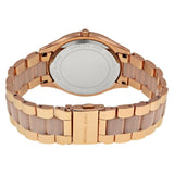 Michael Kors Slim Runway Rose Gold Dial Two Tone Steel Strap Watch for Women - MK4294 Authentic Buy Shop Now